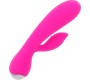 OHMAMA - Uzlādējams vibrators ar klitora stimulātoru 10 VIBRĀCIJAS REŽĪMI 19 CM