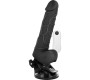 Basecock REALISTIC VIBRATOR REMOTE CONTROL BLACK WITH TESTICLES 19.5CM