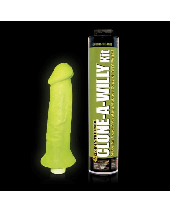 Clona-Willy CLONE A WILLY - LUMINESCENT GREEN PENIS CLONER WITH VIBRATOR