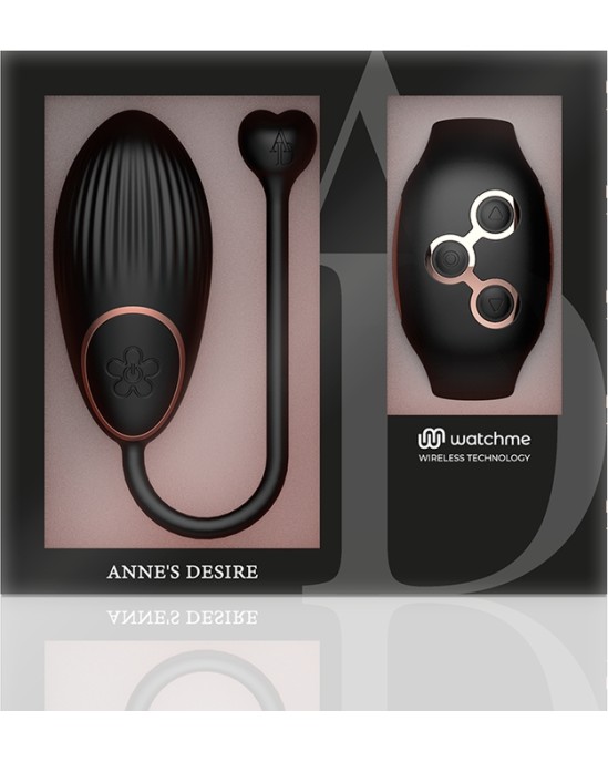 Anne's Desire Vibroola ar tālvadības pulksteņa tehnoloģiju melns/zelta