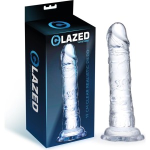 Glazed Realistic Dildo Crystal Material 19 cm