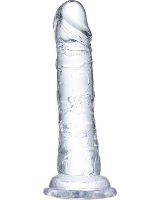 Glazed Realistic Dildo Crystal Material 19 cm