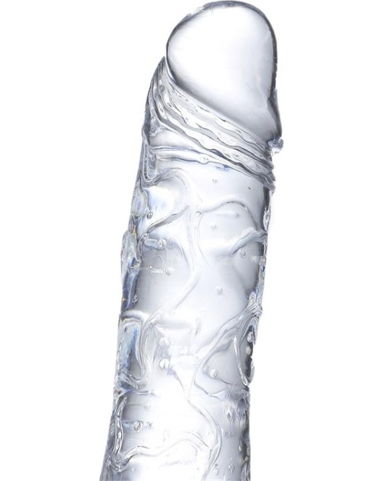Glazed Realistic Dildo Crystal Material 19 cm