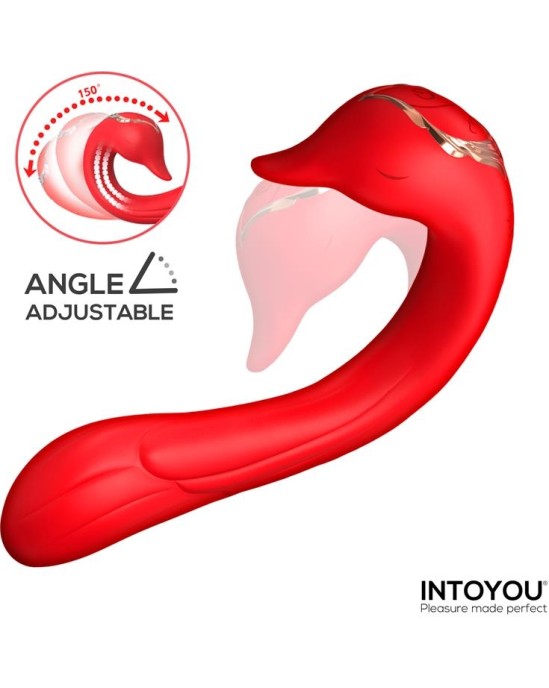 Intoyou Swana Vibrator Licking Tongue with Angle Adjustable