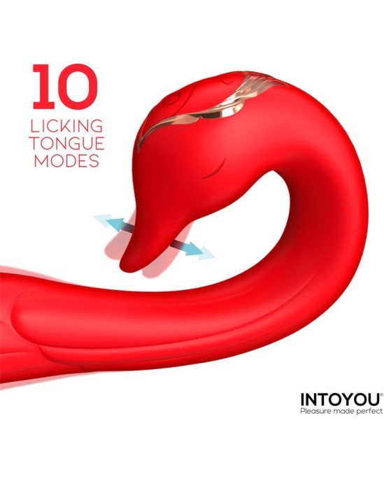 Intoyou Swana Vibrator Licking Tongue with Angle Adjustable