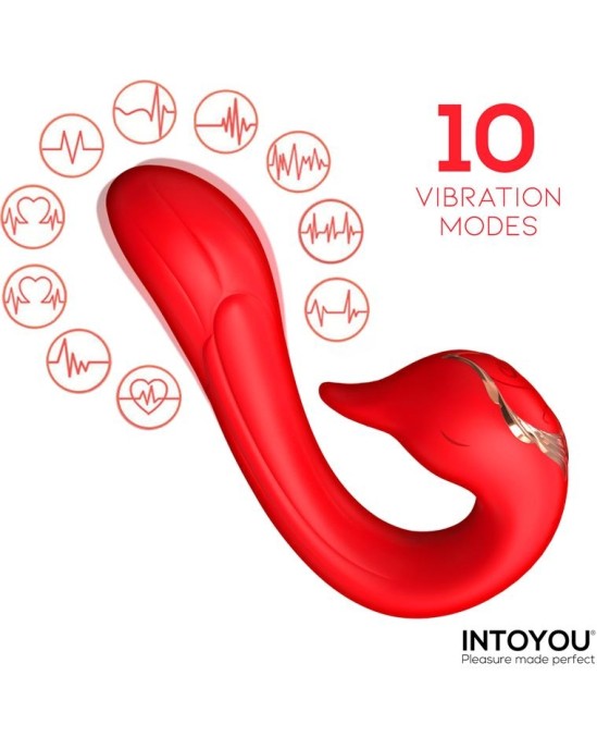 Intoyou Swana Vibrator Licking Tongue with Angle Adjustable