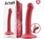 Action Bouncy Liquid Silicone Dildo Hiper Flexible 7 - 18 cm Size M Burgundy