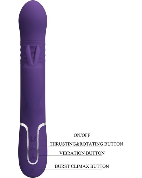 Prettylove Vibe wt Thrusting, Rotation Beads Twinkled