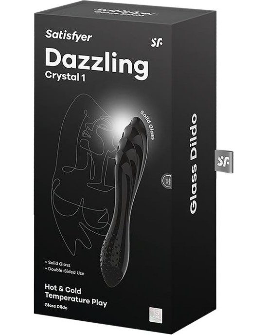 Satisfyer Stimulator Dazzling Crystal 1 Hot and Cold Black