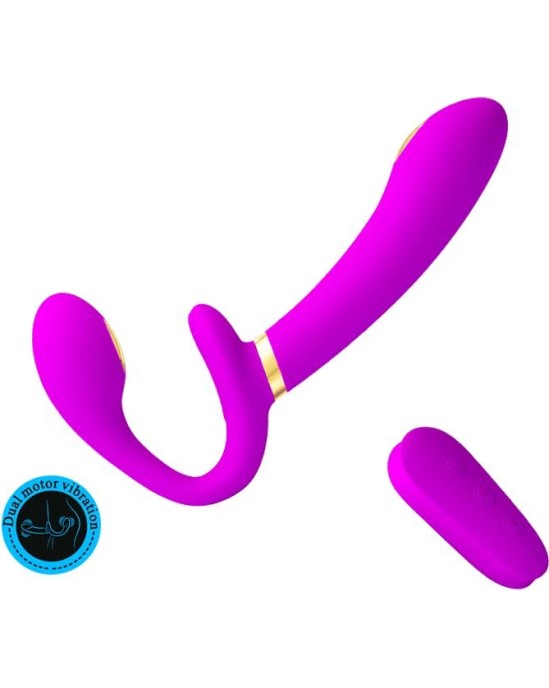 Prettylove Thunderbird Couples Vibe Strapless with Remote Control