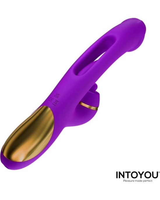 Intoyou Siter 2.0 Flapping Tongue with Hitting Ball Vibrator with Caps