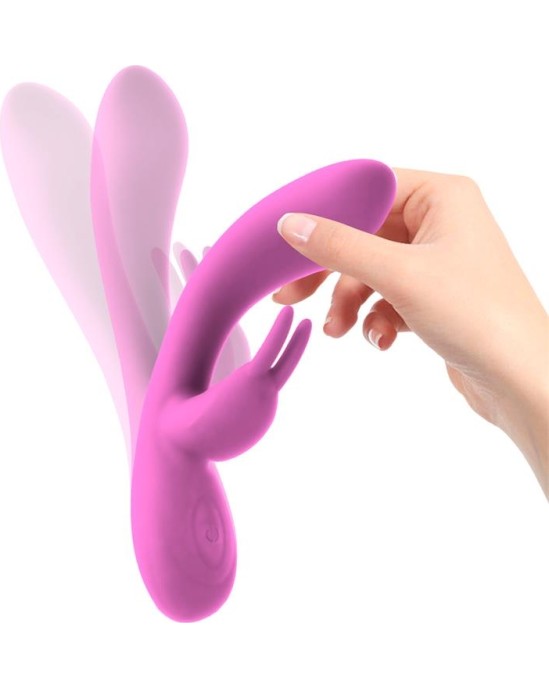 Intoyou Mauve Unibody Liquefied Silicone Vibe USB Pink