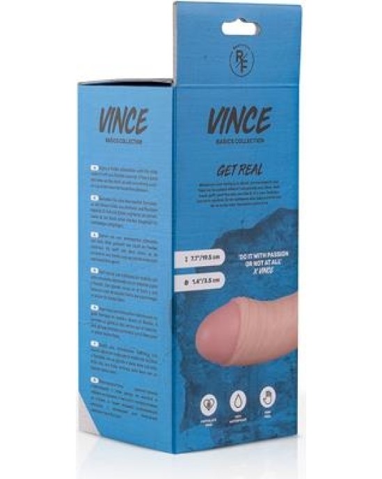 Real Fantasy Vince Realistic Dildo  19.5 cm