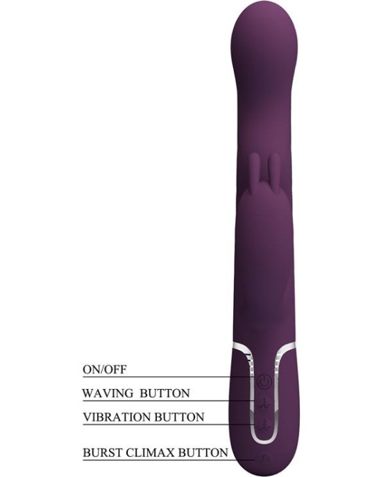 Prettylove Laursen Vibrator with Waving Modes