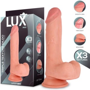 LUX Max Triple Density Dildo with Balls 8.2
