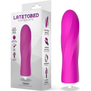 Latetobed Trimy Easy Quick Vibrating Bullet Silicone Pink