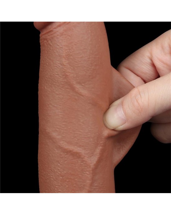 Lovetoy Dildo Sliding Skin 8.5 Brown