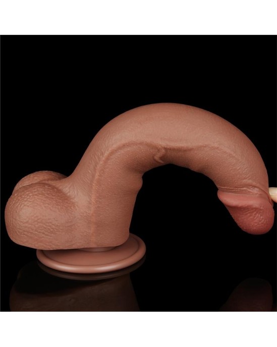 Lovetoy Dildo Sliding Skin 8.5 Brown