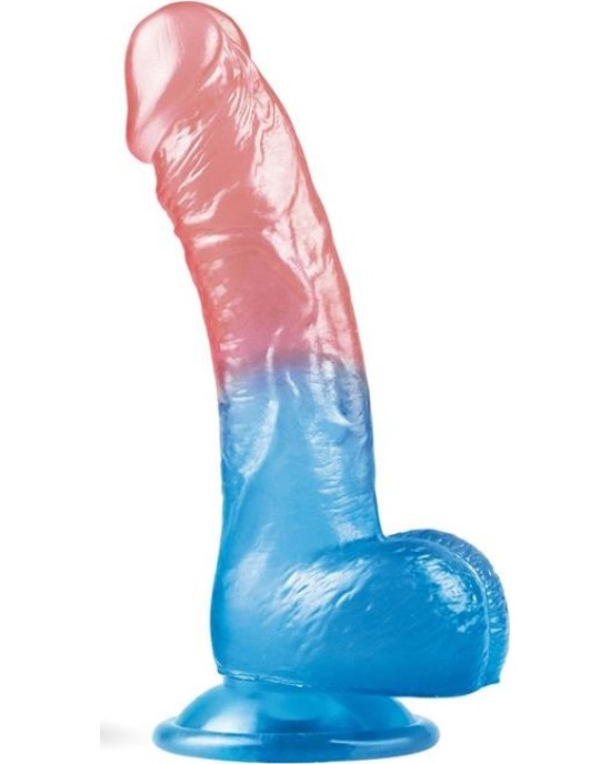 Lovetoy Dildo Dazzle Studs 8 Pink and Blue