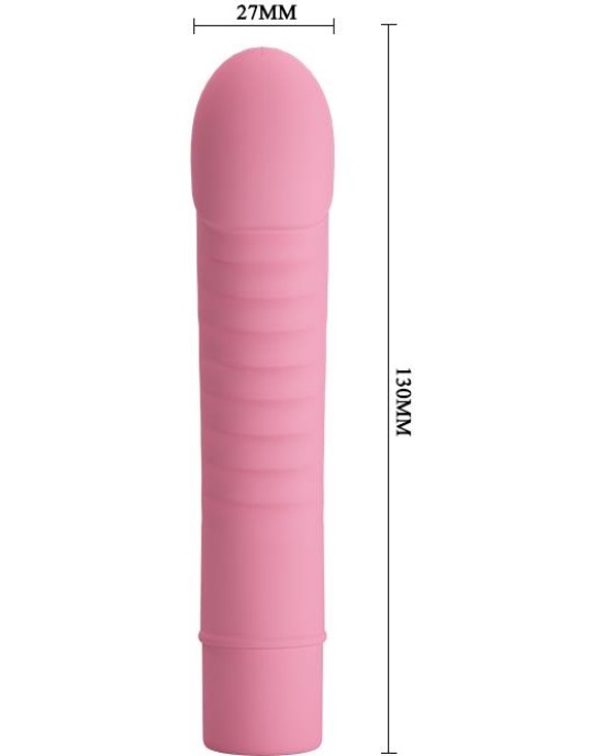 Prettylove Stimulator Mick Silicone Pink