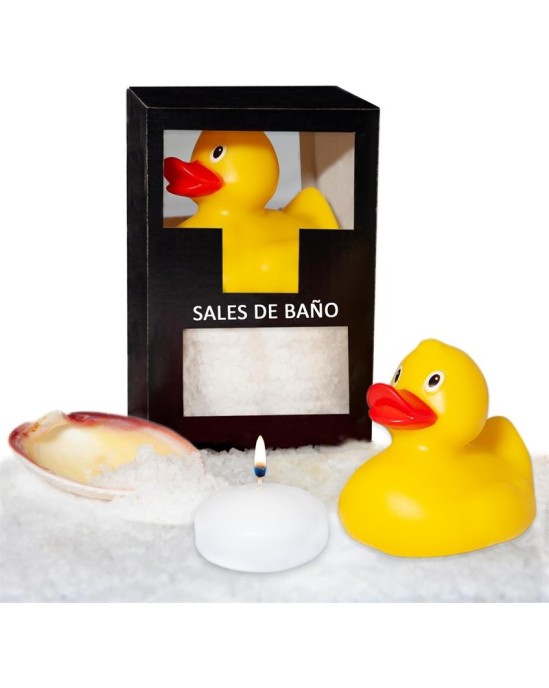 Diverty Sex Set Bath Salts Coconut Duck, Candle and Shell 150 gr
