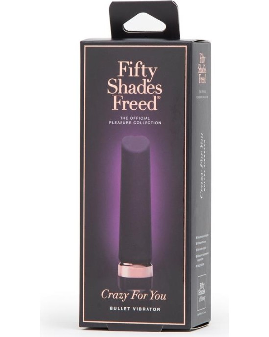 Fifty Shades Freed Crazy For You Vibrating Bullet USB Rechargeable