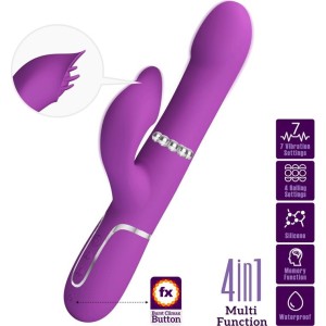 Prettylove Zalin Vibe with Rotative Balls and Tickling