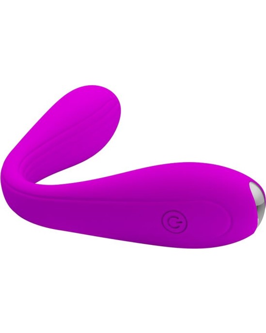 Prettylove Yedda Vibrator Bendable USB Silicone Purple