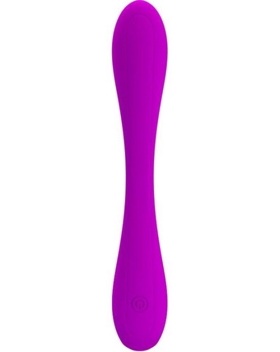 Prettylove Yedda Vibrator Bendable USB Silicone Purple