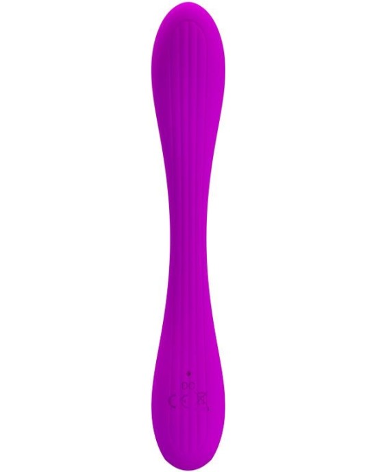 Prettylove Yedda Vibrator Bendable USB Silicone Purple