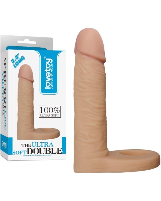 Lovetoy Dildo The Ultra Soft Double 5.8 Flesh