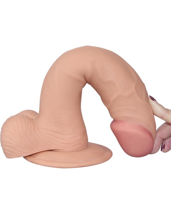 Lovetoy Dildo The Ultra Soft Dude 9 Flesh