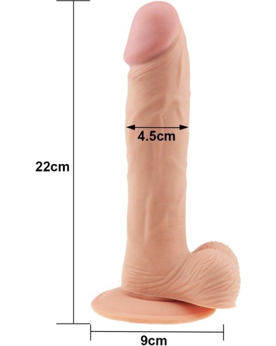 Lovetoy Dildo The Ultra Soft Dude 9 Flesh
