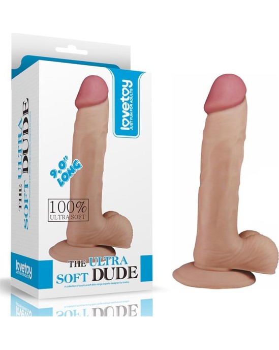 Lovetoy Dildo The Ultra Soft Dude 9 Flesh
