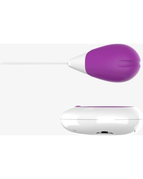 A-Gusto Vibrating Egg with Remote Control USB Purple