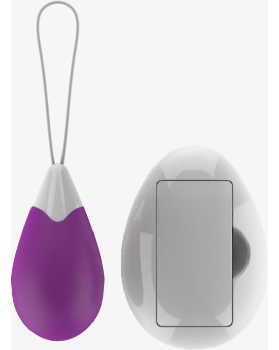 A-Gusto Vibrating Egg with Remote Control USB Purple