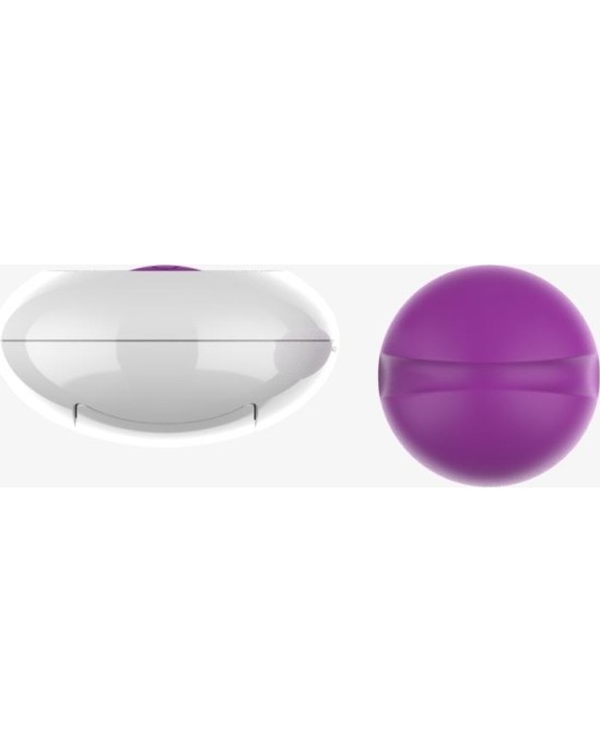 A-Gusto Vibrating Egg with Remote Control USB Purple
