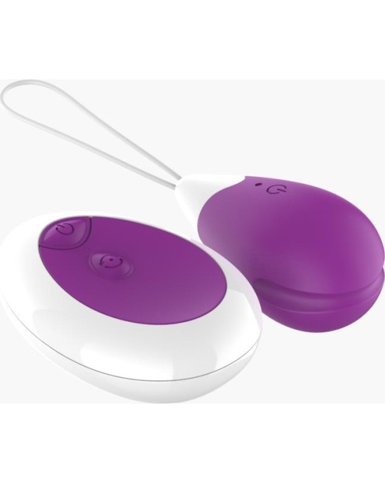 A-Gusto Vibrating Egg with Remote Control USB Purple