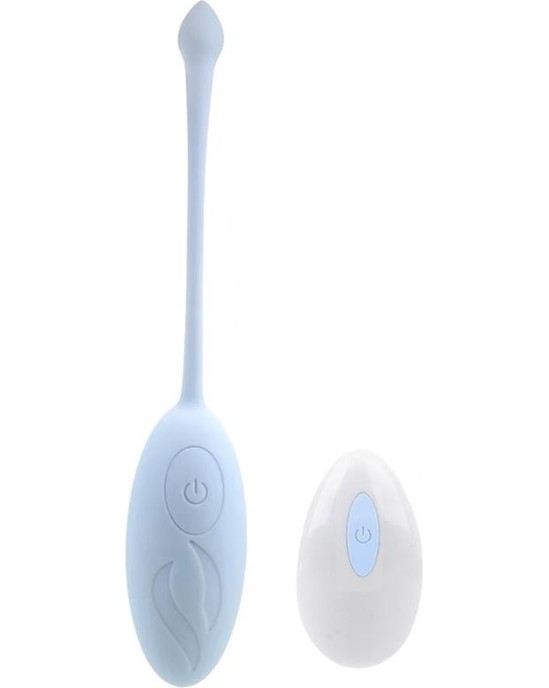 A-Gusto Vibrating Egg with Remote Control Blue
