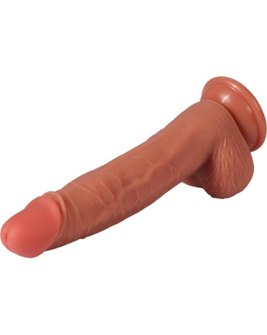 Xise Leo Dildo Double Hardness Dual Layer Silicone 9.44