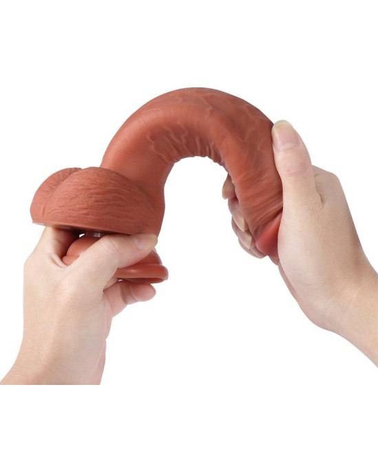 Xise Leo Dildo Double Hardness Dual Layer Silicone 9.44