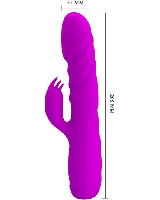 Prettylove Melanie Vibe with Thrusting and Rotation