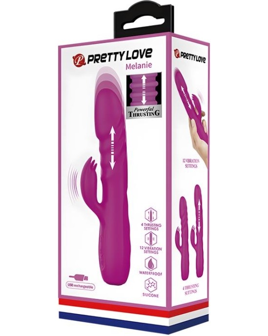 Prettylove Melanie Vibe with Thrusting and Rotation