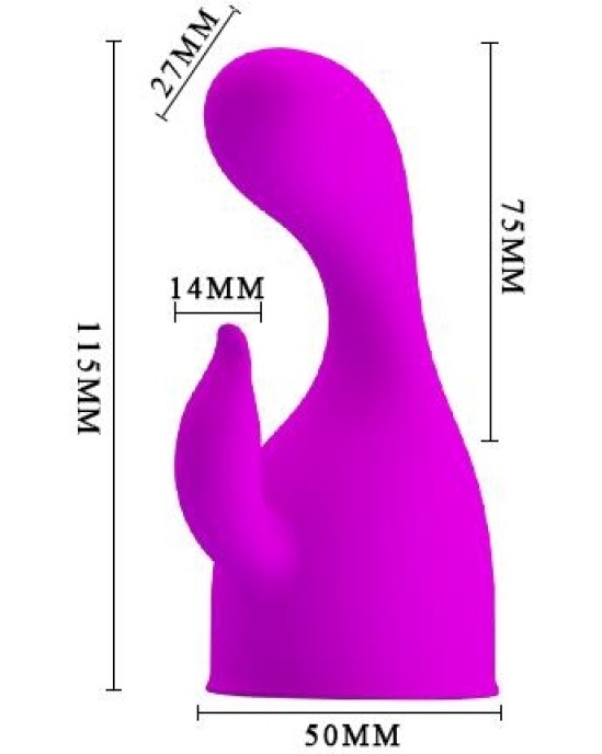 OHMAMA - Vibroola ar pulti 10 REŽĪMI rozā un balta