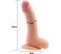 Basecock Reālistisks vibrators ar pulti 19 CM