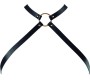 Bijoux Maze BIJOUX - INDISCRETS MAZE CROSSED CHEST HARNESS BLACK