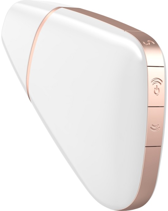 Satisfyer Connect SATISFYER - LOVE TRIANGLE AIR PULSE STIMULATOR & VIBRATOR WHITE