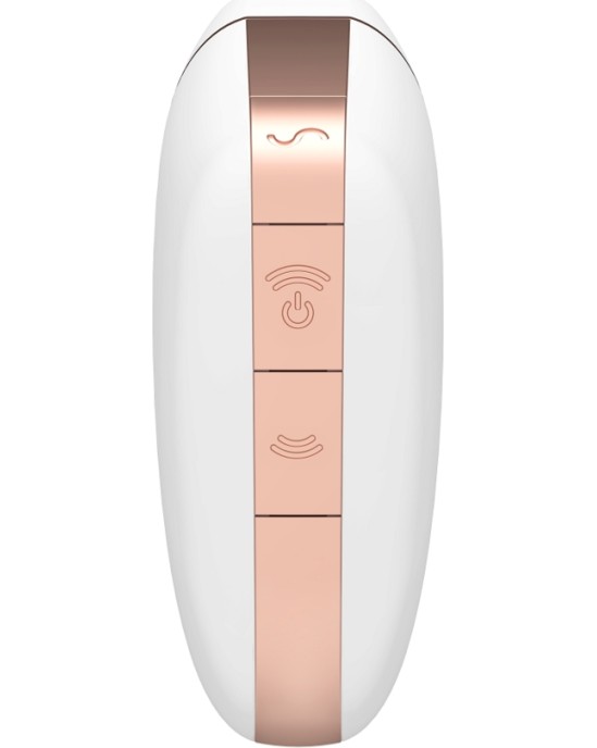 Satisfyer Connect SATISFYER - LOVE TRIANGLE AIR PULSE STIMULATOR & VIBRATOR WHITE