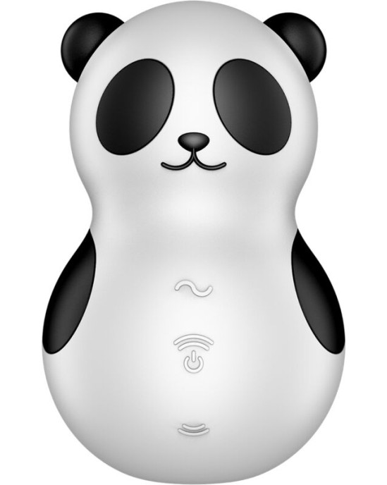 Satisfyer Air Pulse SATISFYER - POCKET PANDA STIMULATOR & VIBRATOR BLACK AND WHITE