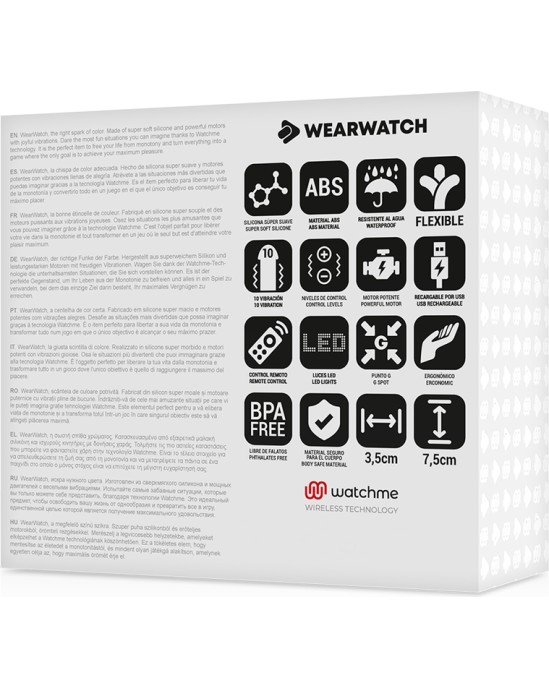 Wearwatch ТЕХНОЛОГИЯ WATCHME ДИСТАНЦИОННОГО УПРАВЛЕНИЯ ЯЙЦО ФУКСИЯ / NIVEO